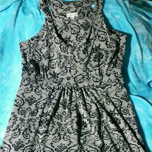 Tehama black and gray athletic dress